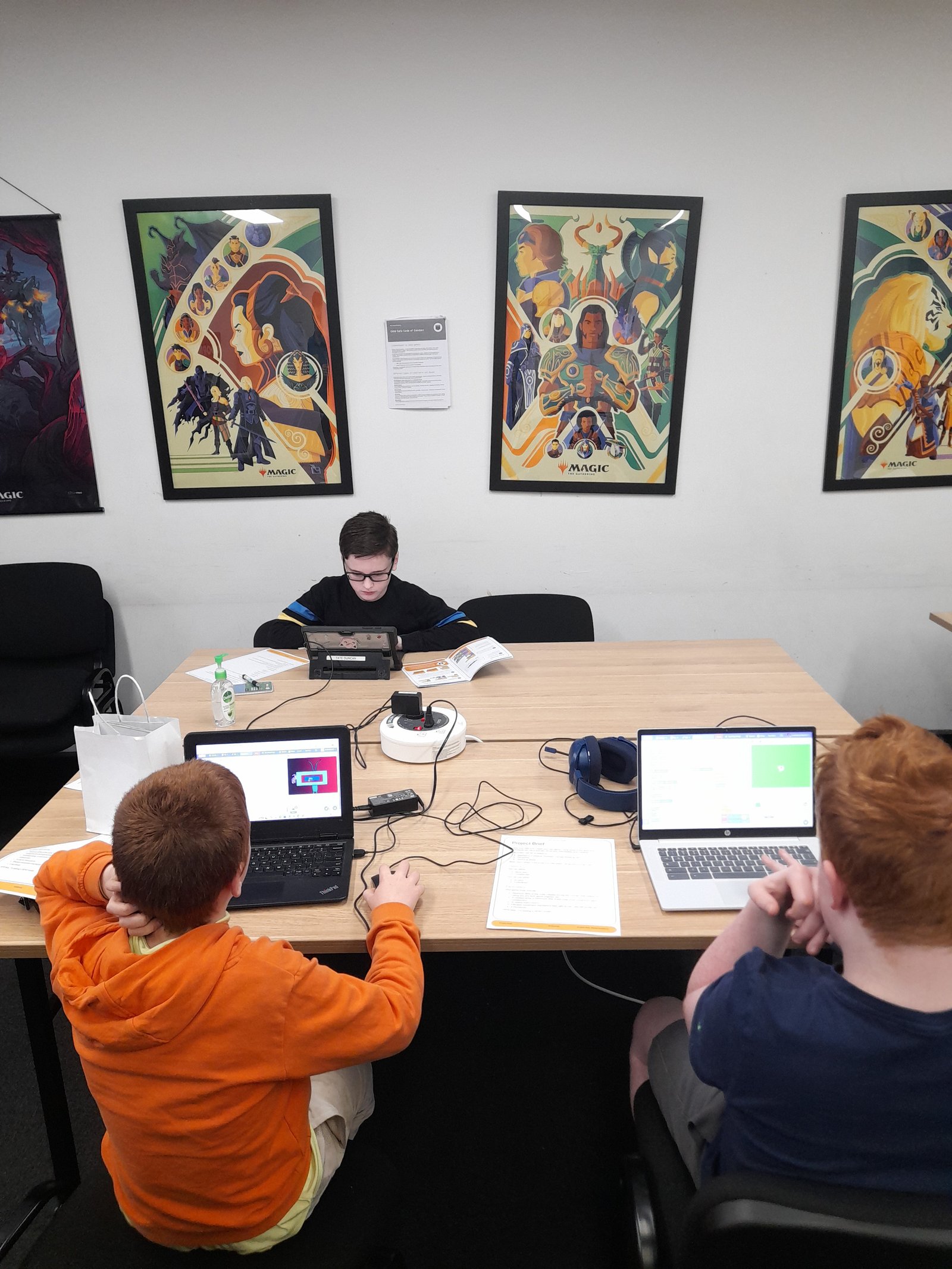 Coding sessions in full swing